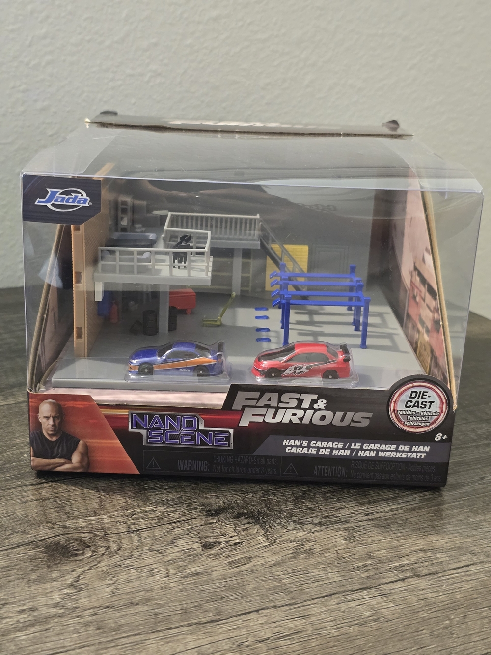 Fast & Furious Han's Garage Die Cast 2 Car Set